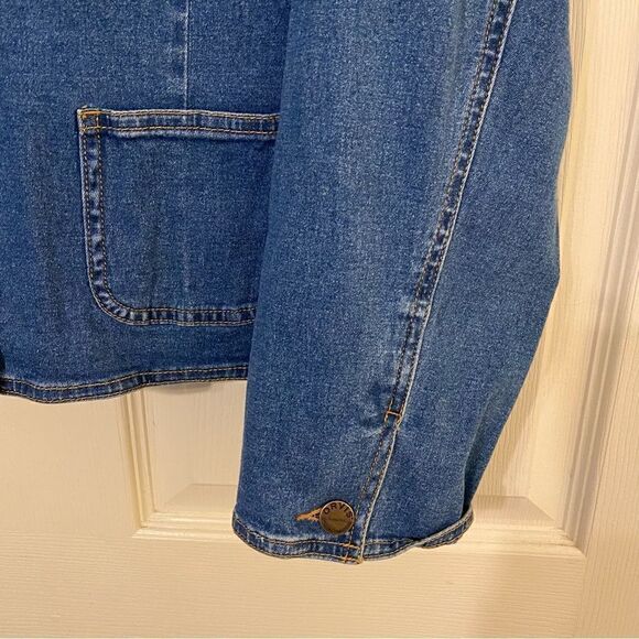 VINTAGE ORVIS DENIM JACKET  - Picture 2 of 8